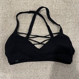 lululemon Black Strappy sports bra